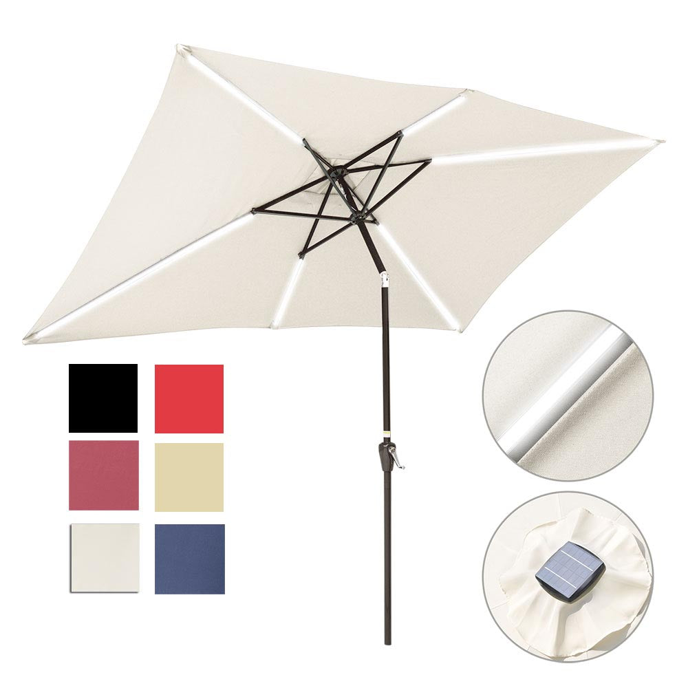 patio umbrella with lights