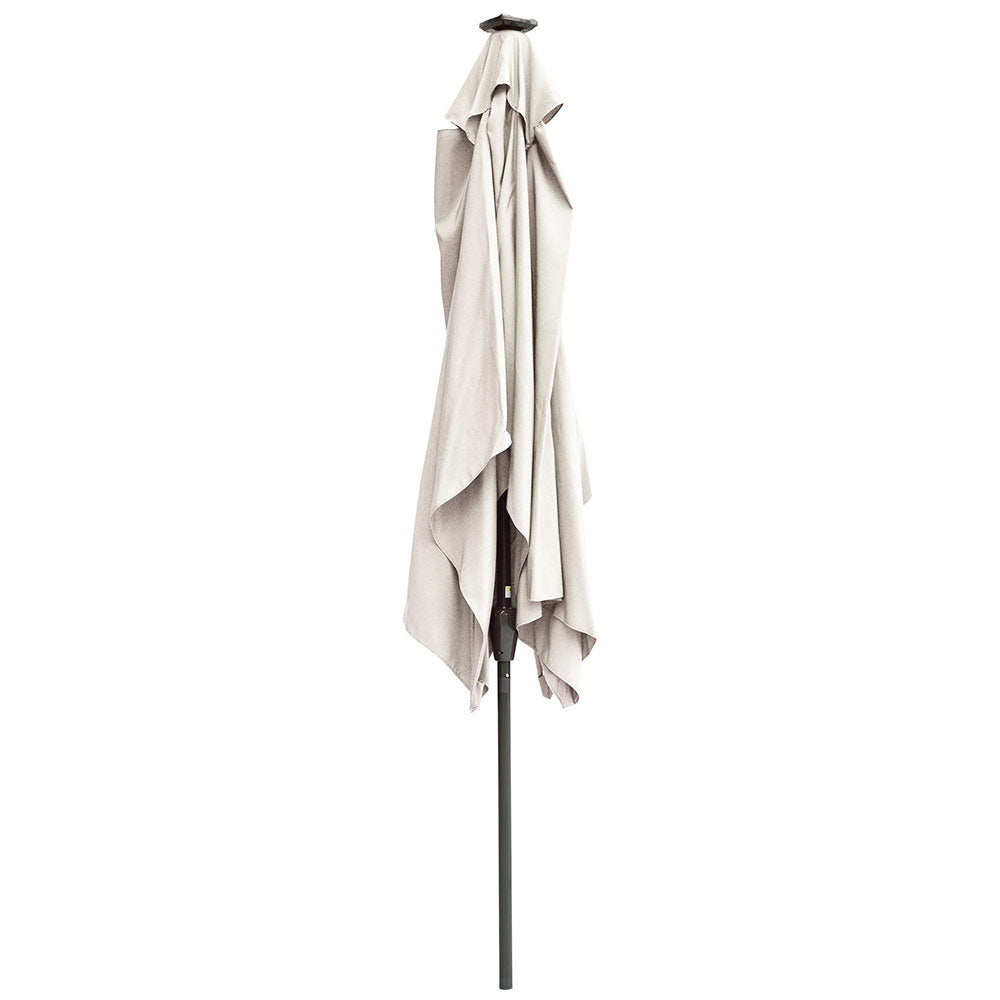 patio umbrella with solar lights