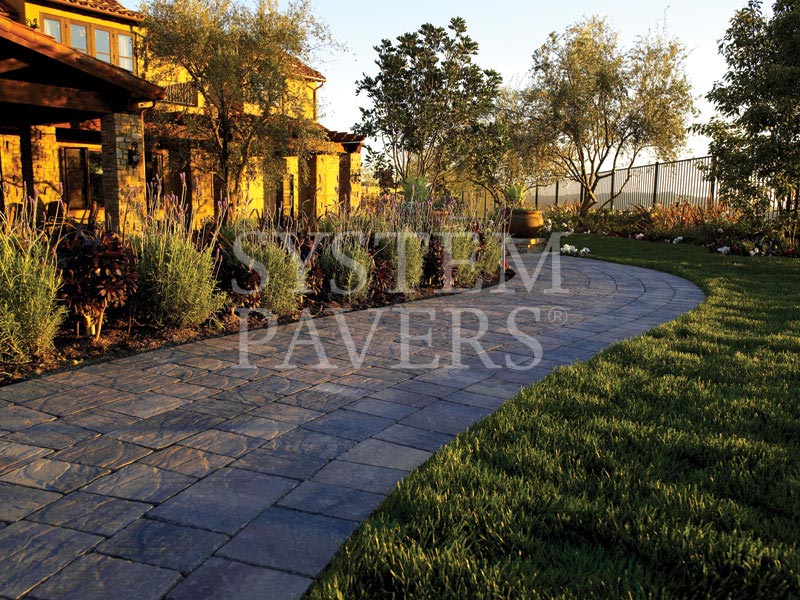 System Pavers walkway