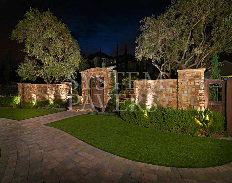 System Pavers walkway lighting