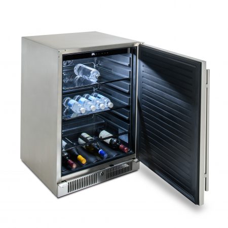 open outdoor fridge