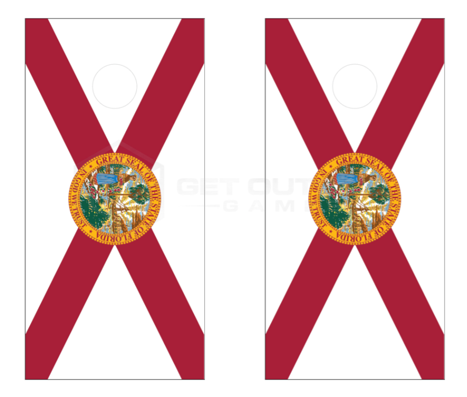 State Flag Cornhole Boards