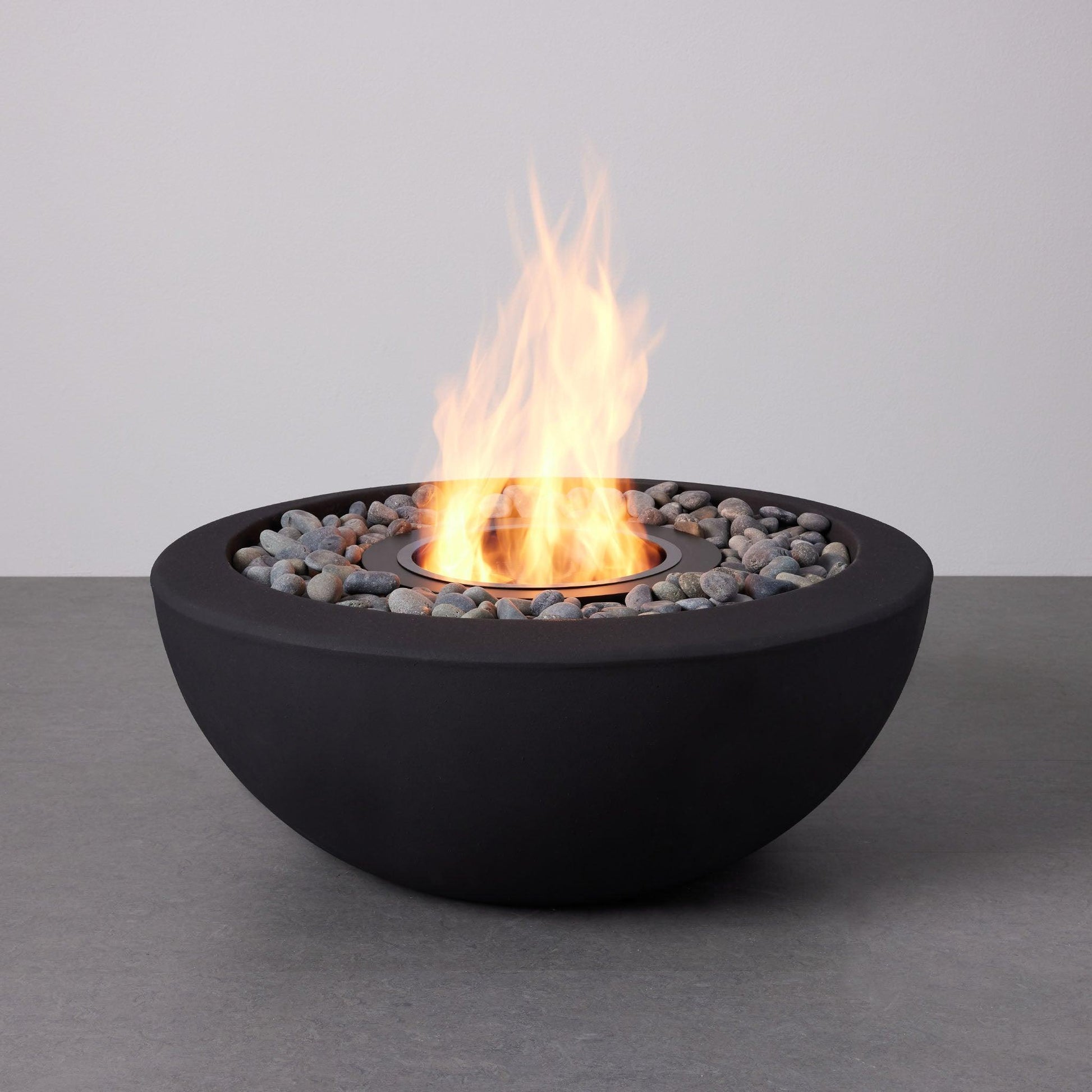 black fire pit