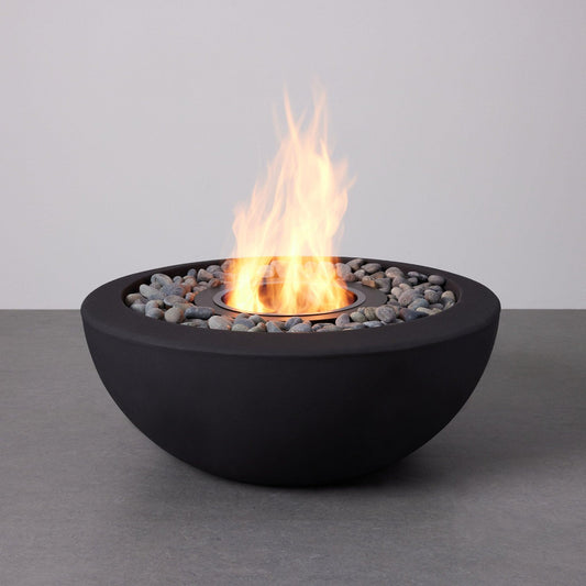 black fire pit