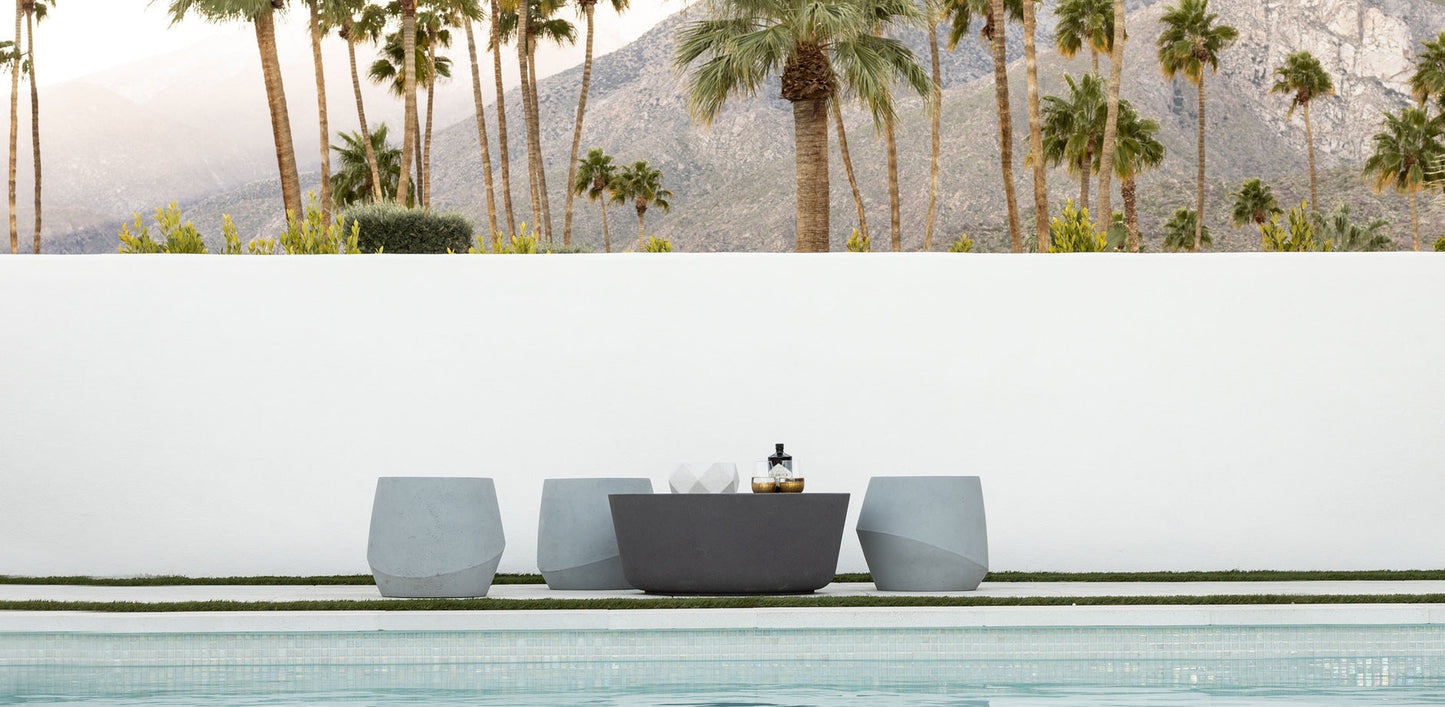 Lightweight Concrete Arlo Stool