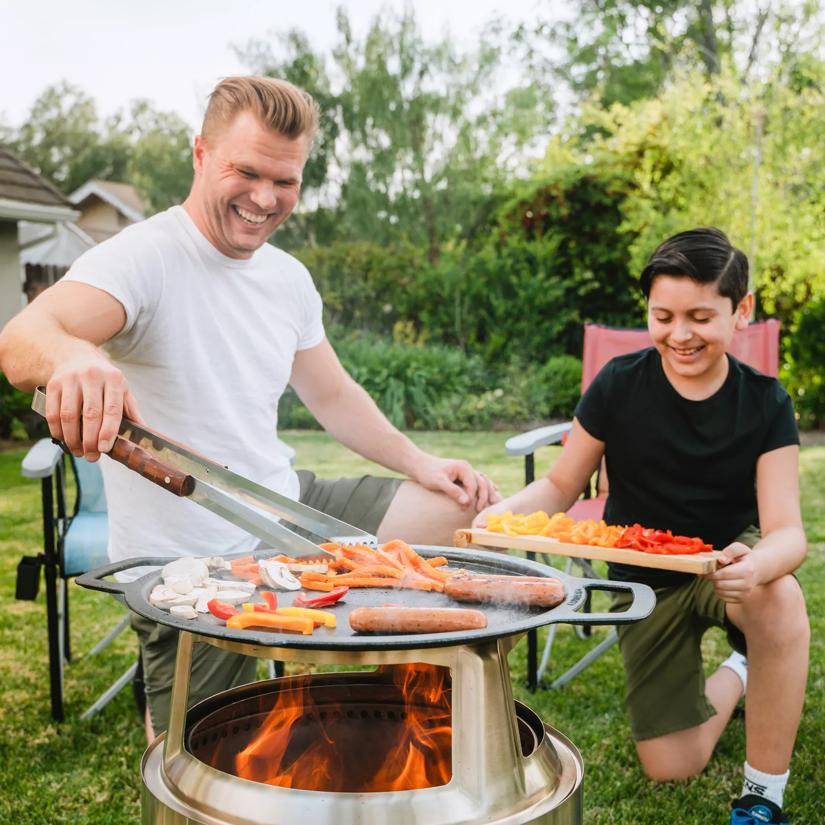 Cast Iron Griddle Top for Solo Stove Fire Pit