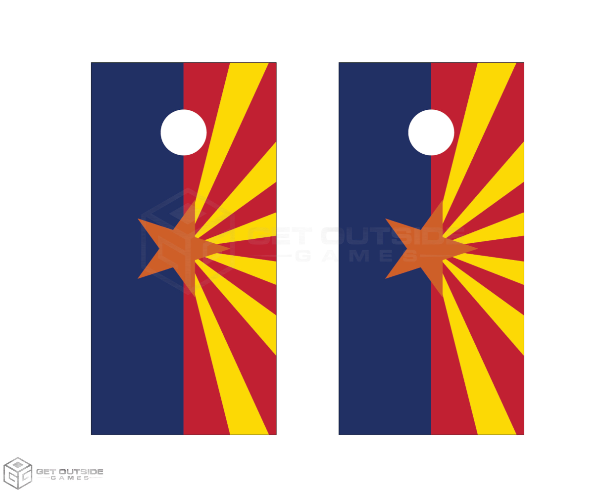 State Flag Cornhole Boards