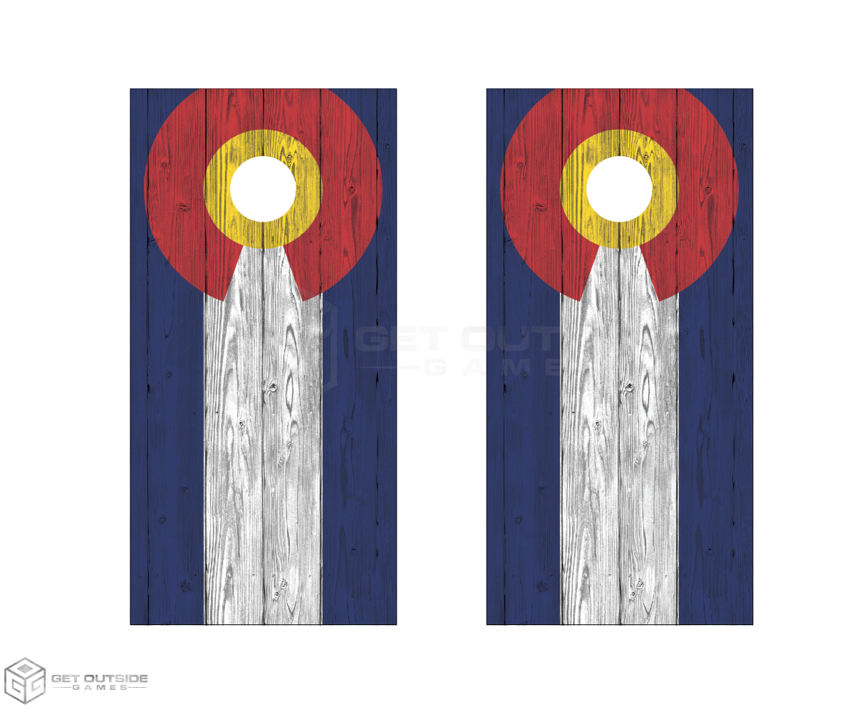 State Flag Cornhole Boards