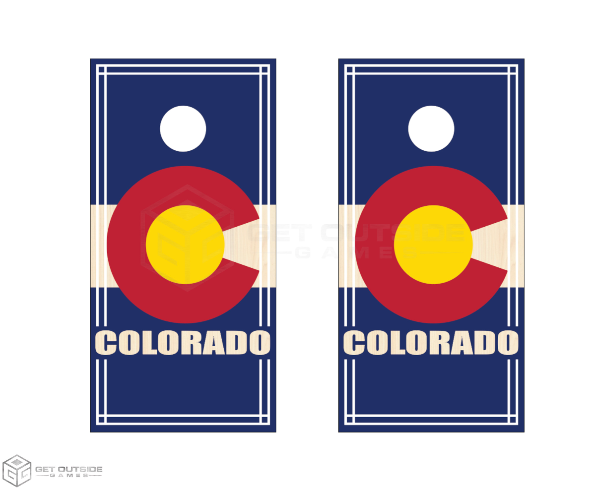 State Flag Cornhole Boards