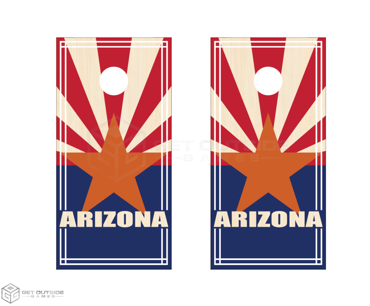 State Flag Cornhole Boards