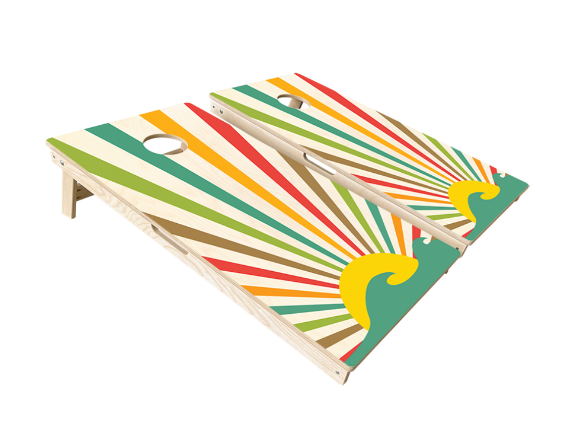Fun Pattern Cornhole Boards