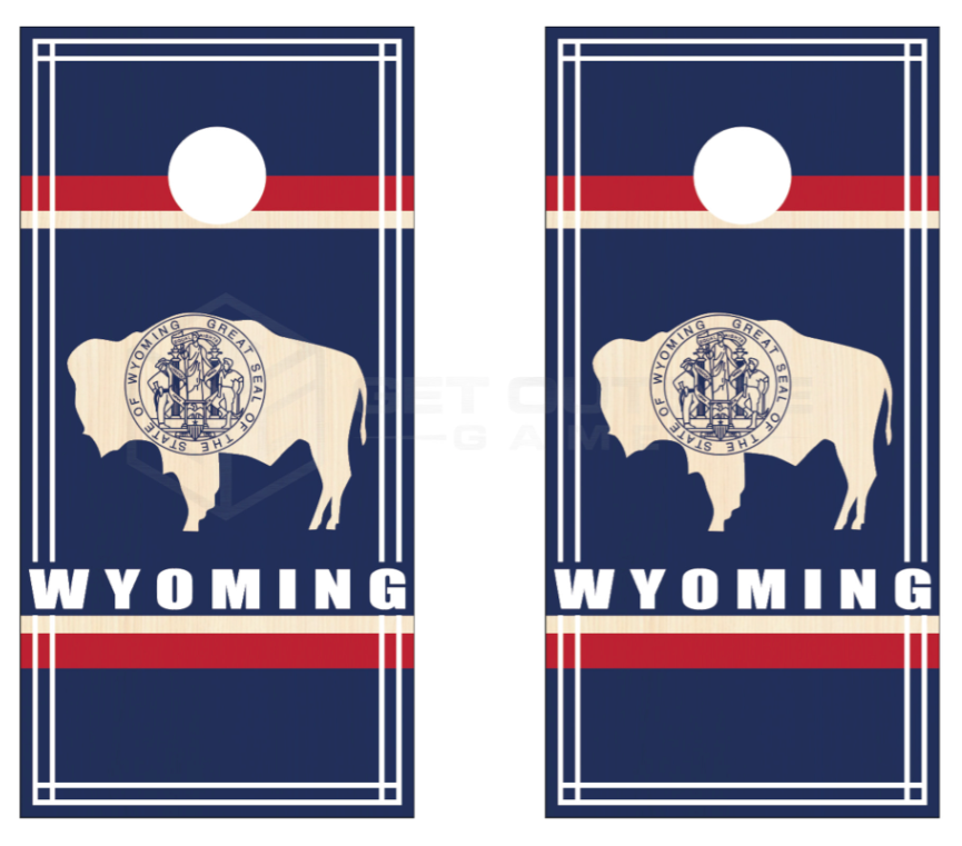 State Flag Cornhole Boards