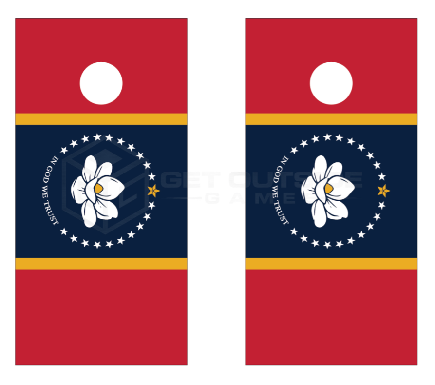 State Flag Cornhole Boards