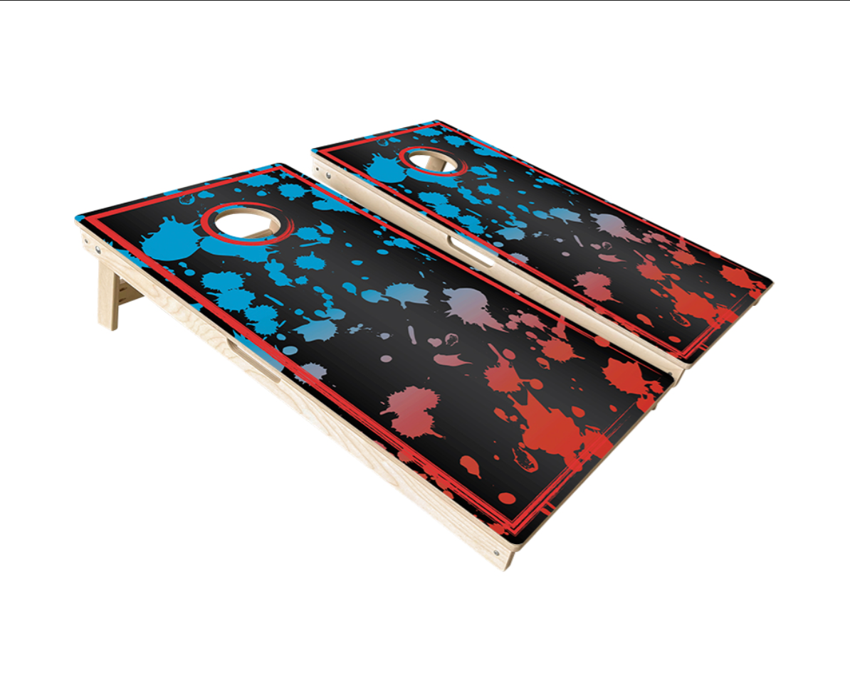 Fun Pattern Cornhole Boards