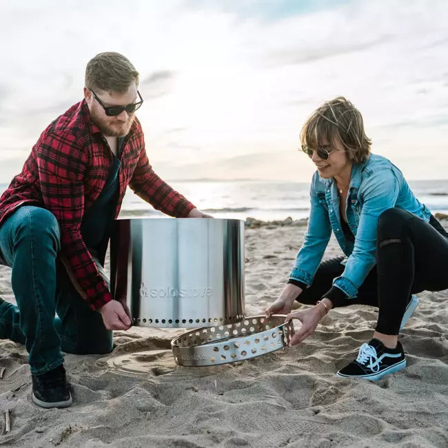 Solo Stove on beach