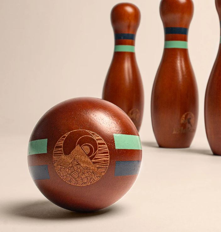 wooden bowling balls