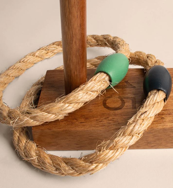 Ring Toss Game - Premium wood and rope