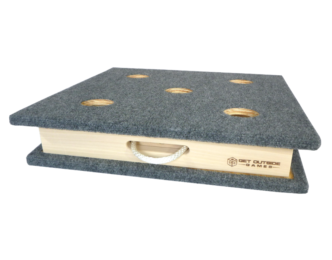 premium washer toss board 5 holes