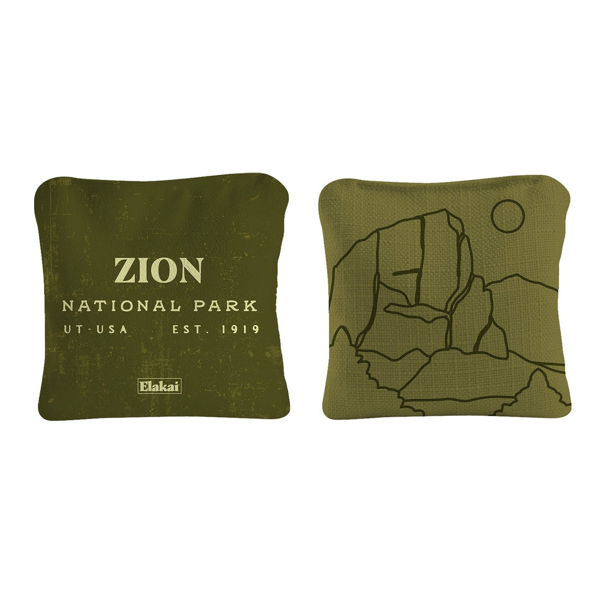 National Parks Cornhole Bags | 6" Dual Sided