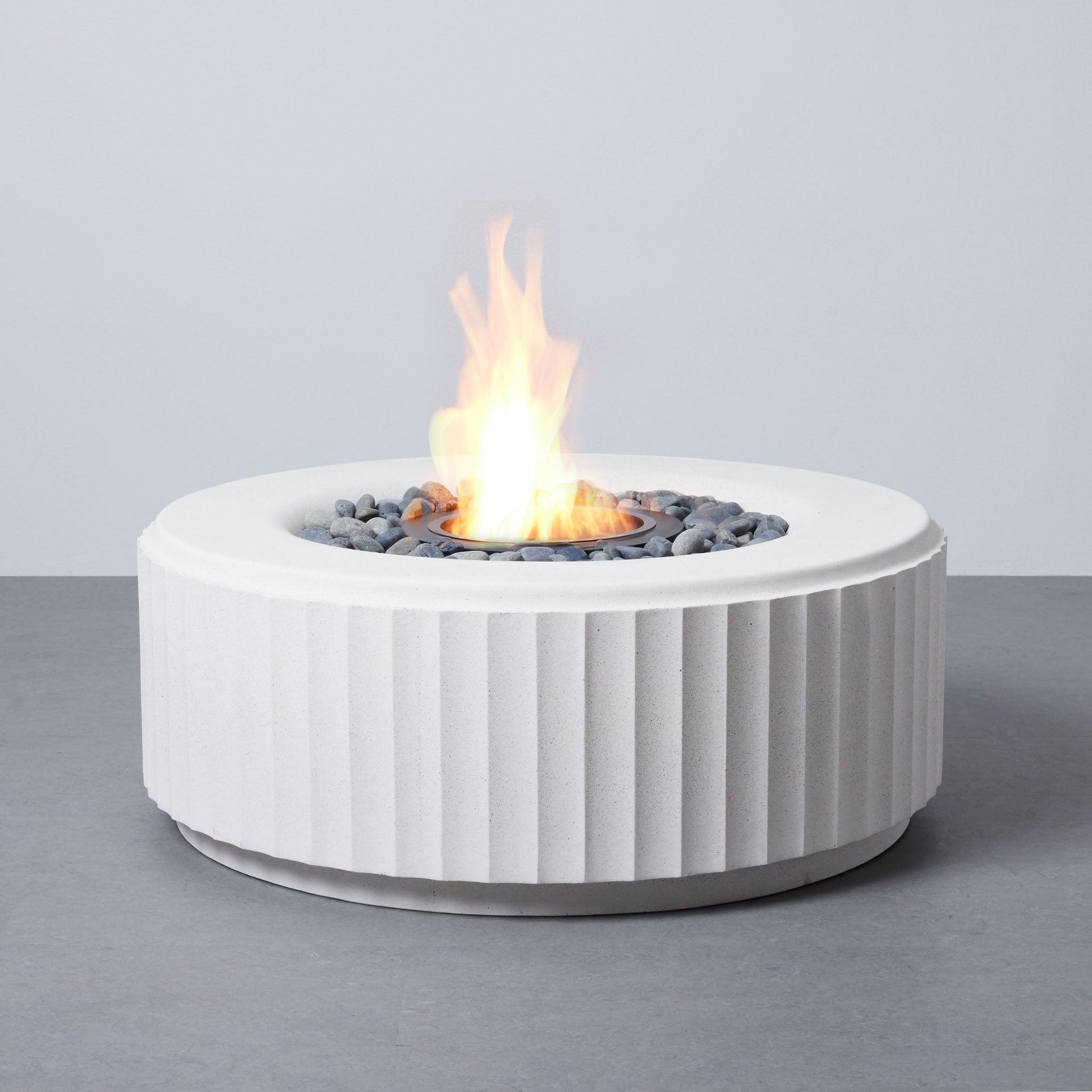 amani white fire pit