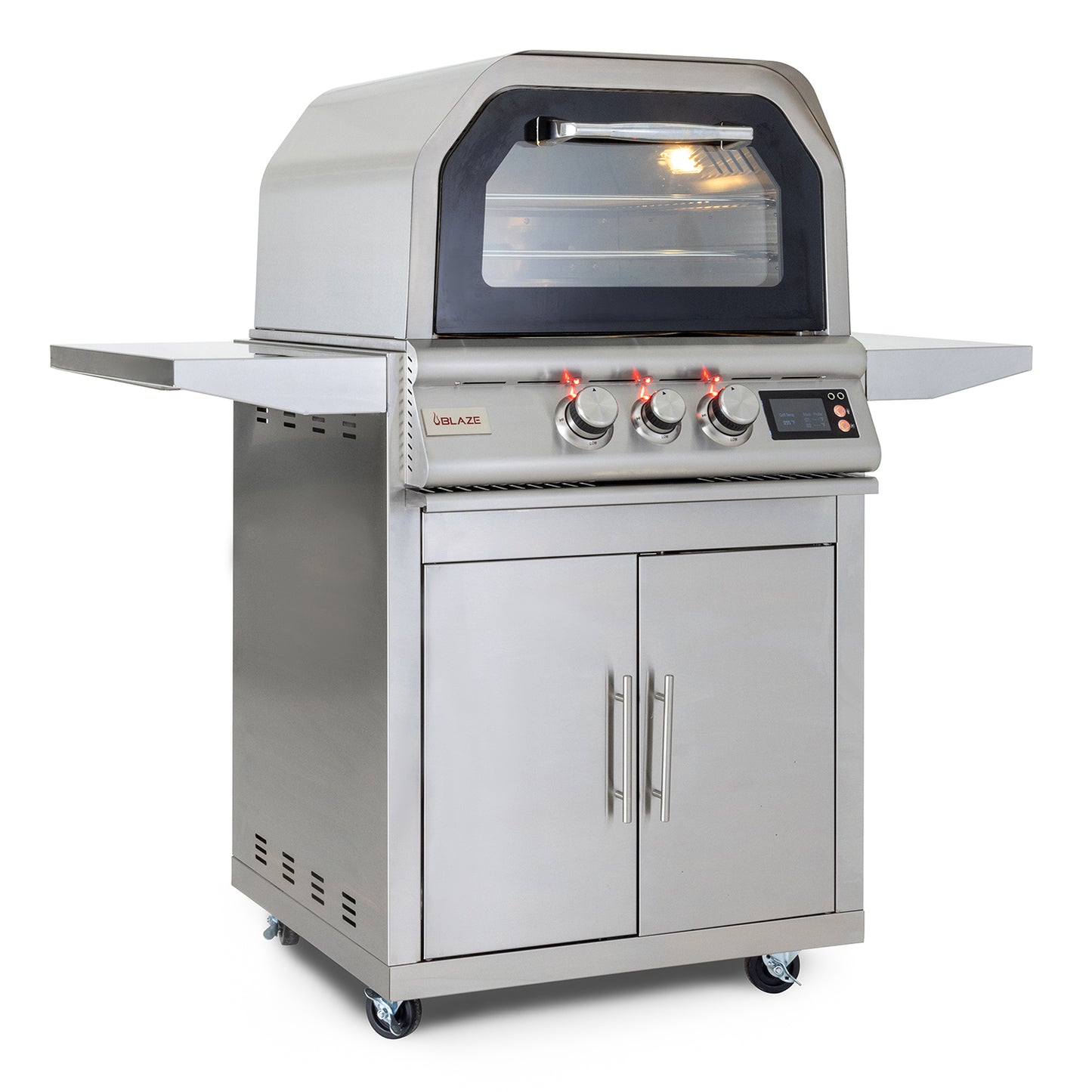 Blaze 26-Inch Outdoor Pizza Oven With Rotisserie