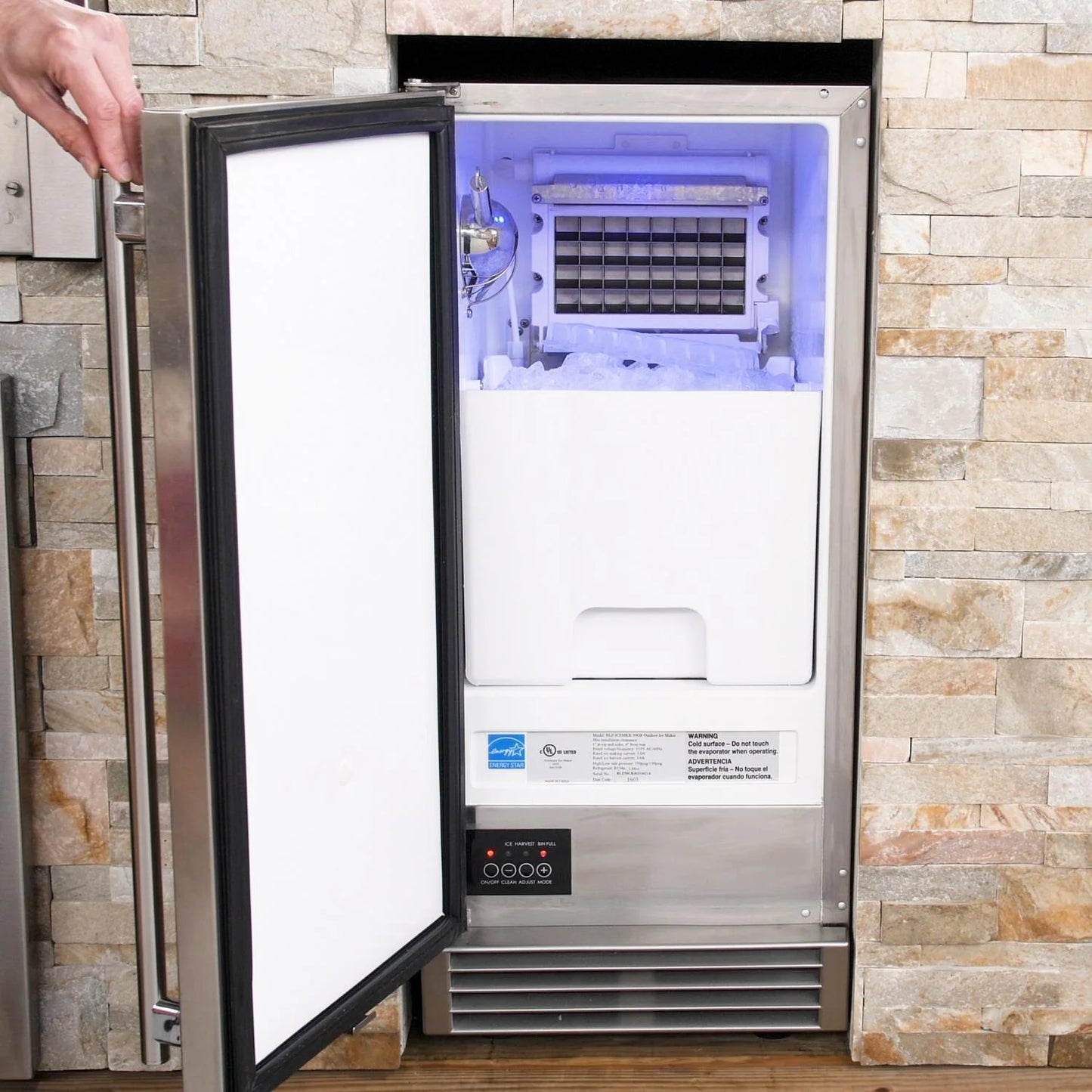 Blaze 50 Lb. 15-Inch Outdoor Rated Ice Maker