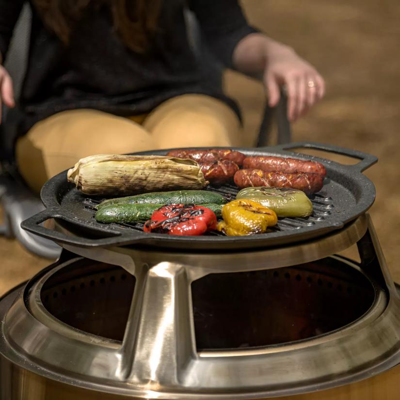 grilling on Solo Stove