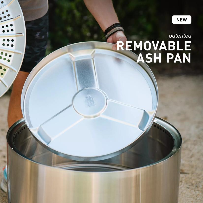 Yukon 2.0 Fire Pit removable ash pan
