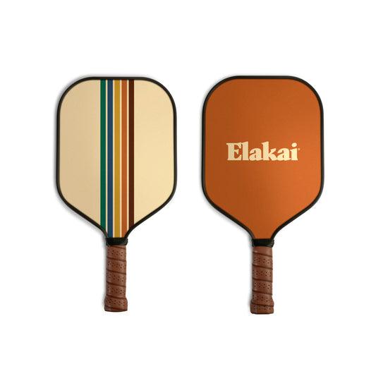 pickleball paddle with reto stripes