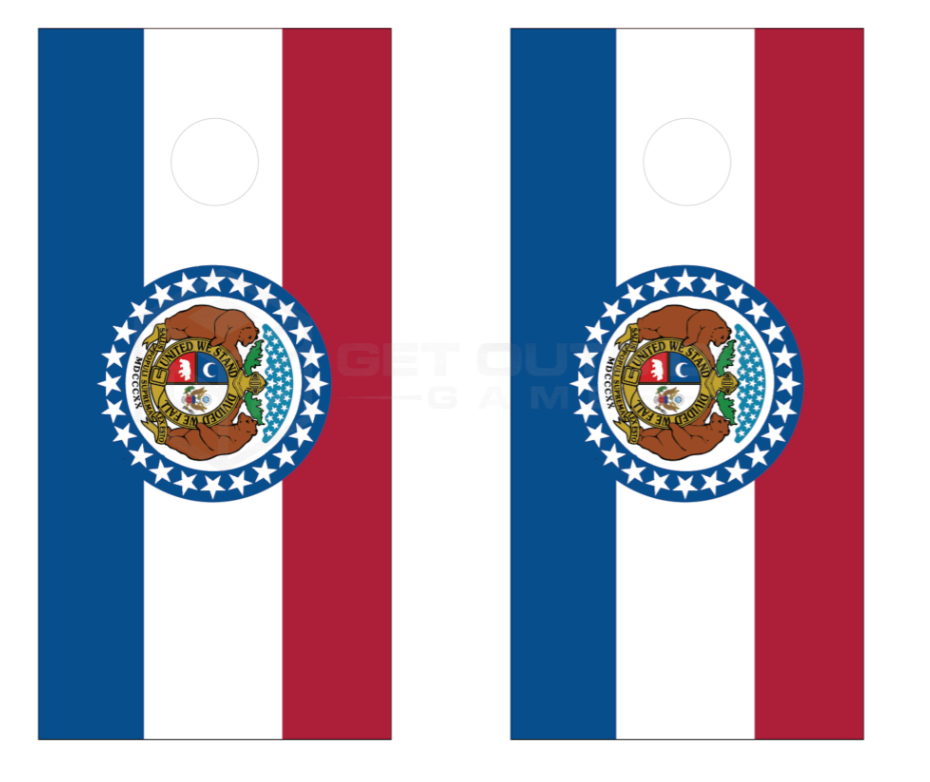 State Flag Cornhole Boards
