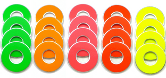 Neon VVashers - Set of 8 for Washer Toss Game
