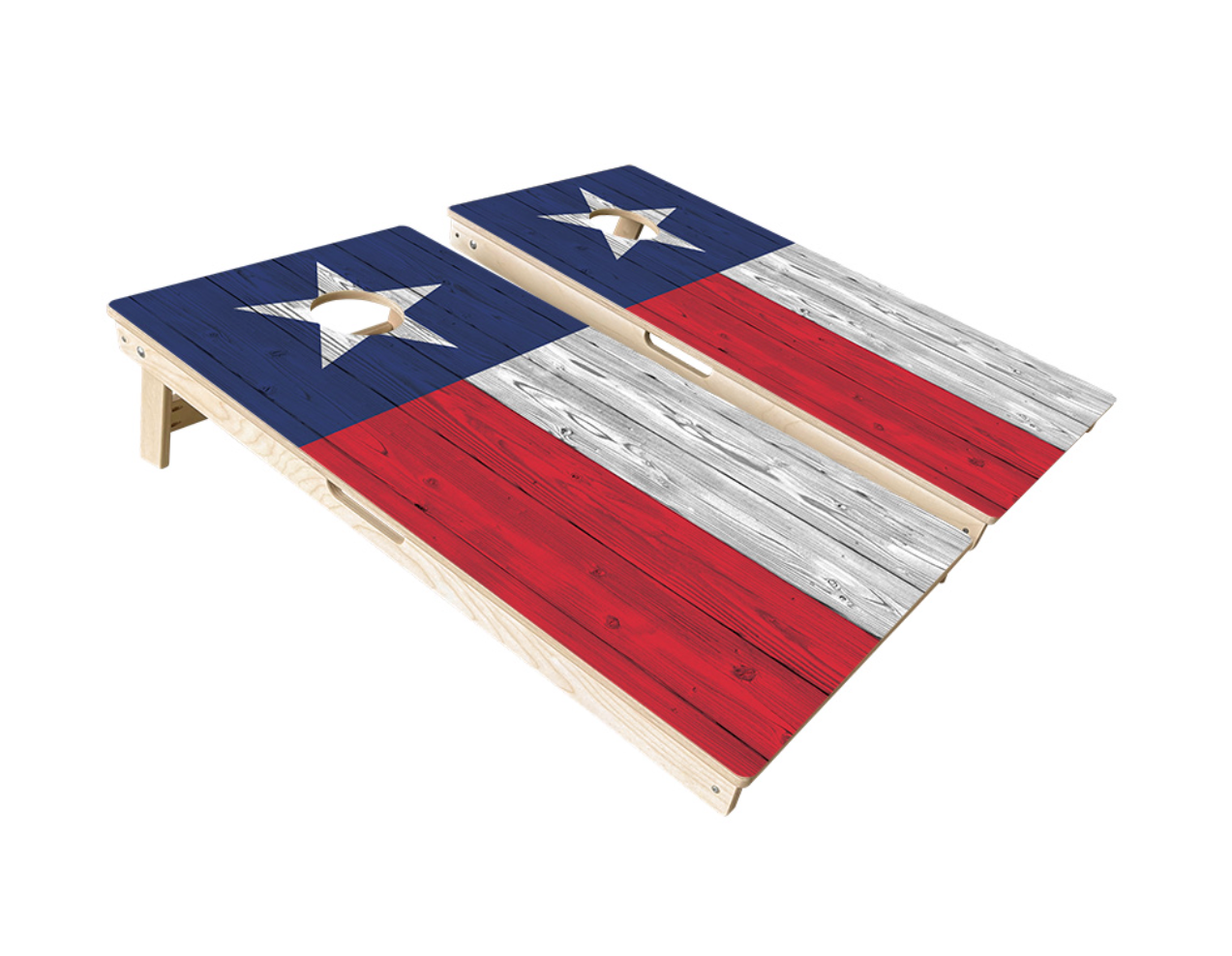 texas flag cornhole board