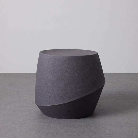 graphite concrete stool