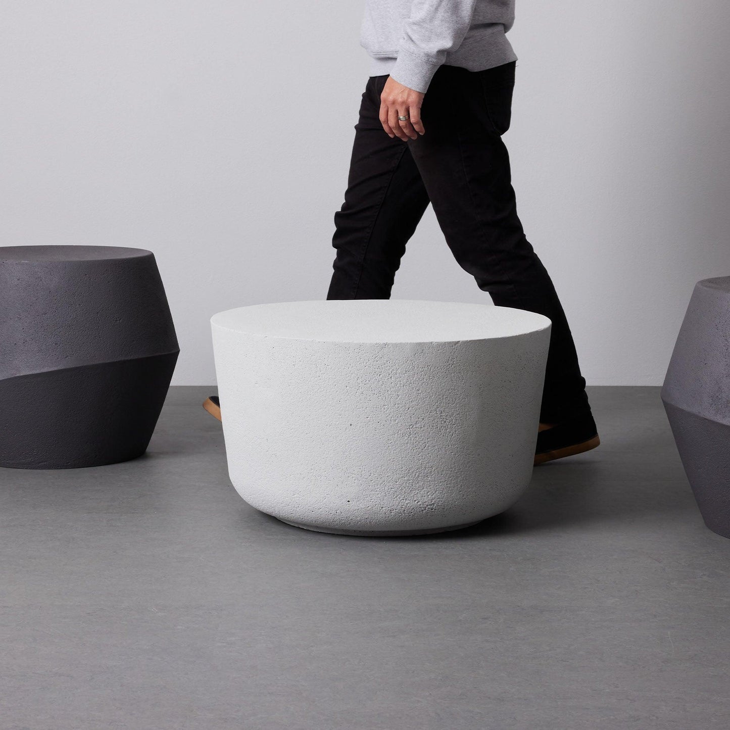 Lightweight Concrete Oscar Stool