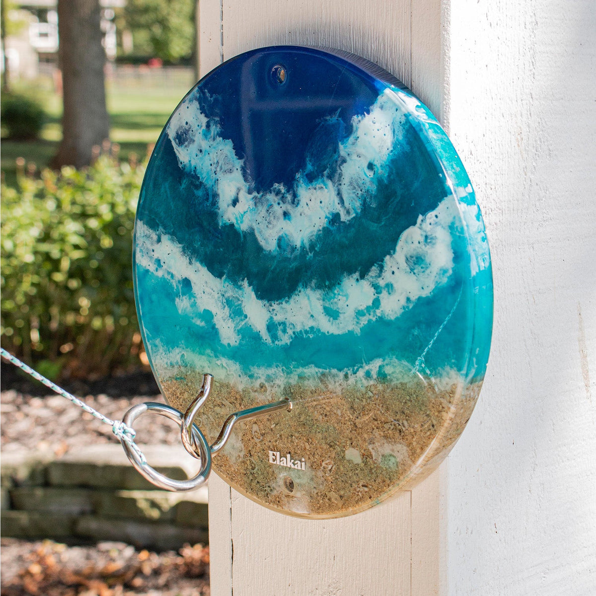 Hook and Ring Toss Game with Resin and Epoxy Finish | The Beach