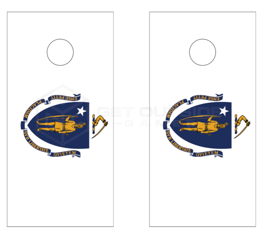 State Flag Cornhole Boards