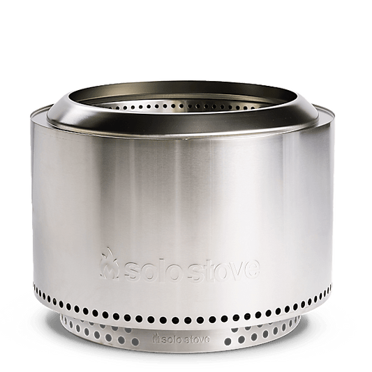 Stainless steel CANYON fire pit from solo stove
