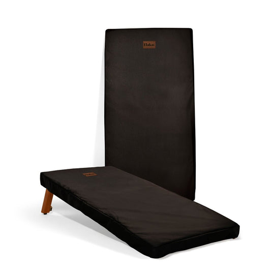 black cornhole board covers