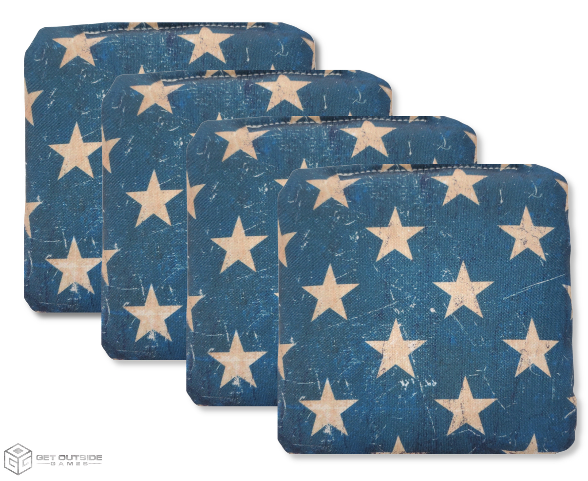 USA stars cornhole bags