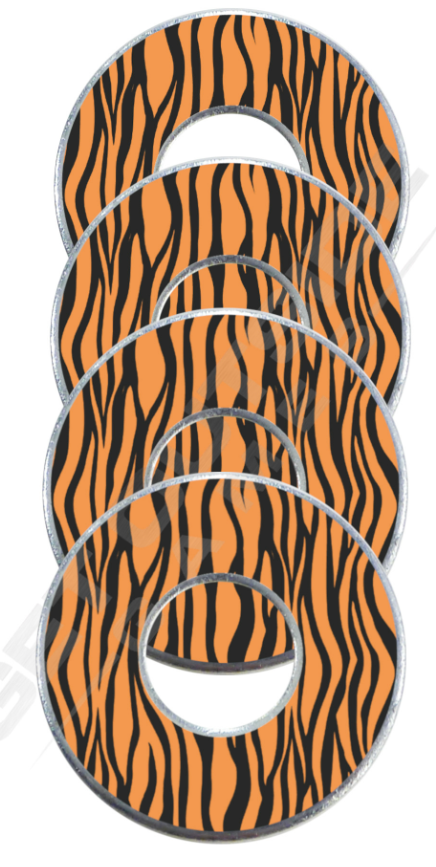 tiger print washers