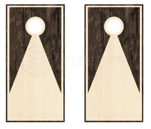 Tri-Path Cornhole Boards - Finished Wood