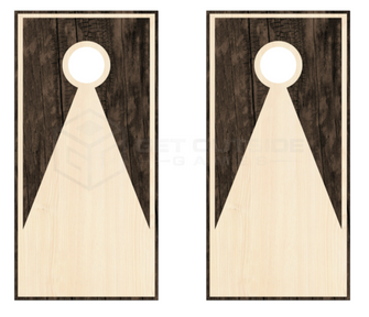 Tri-Path Cornhole Boards - Finished Wood