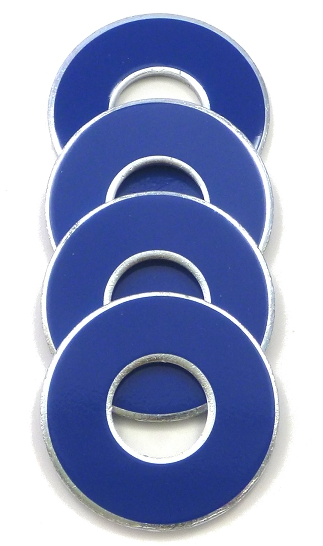 blue washers for washer toss game