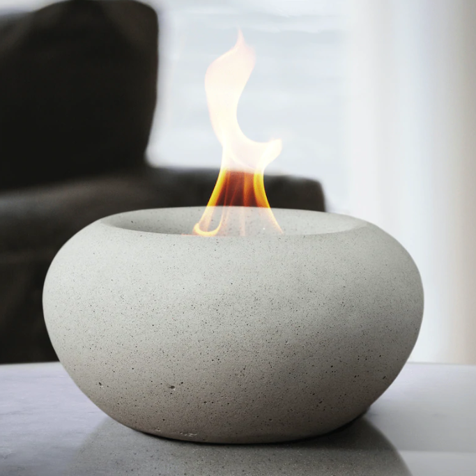 white terraflame bowl stone